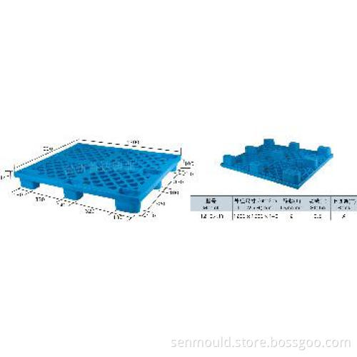1210 Europe Standard Light Duty Plastic Pallet